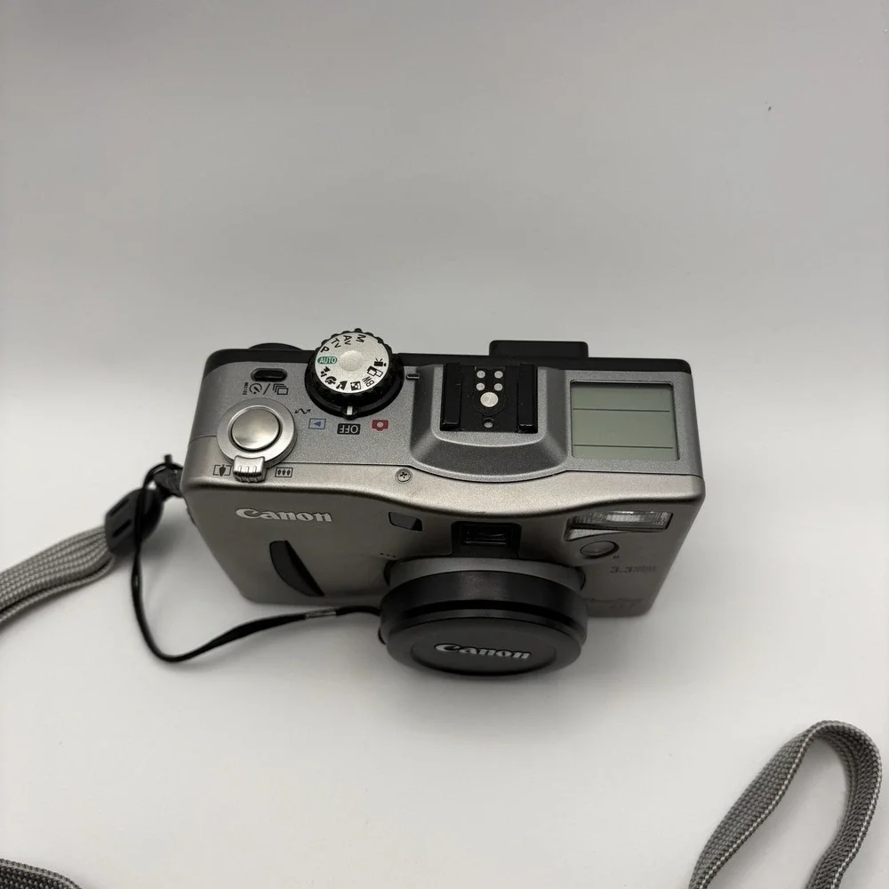 Canon PowerShot G1 3.3MP Digital Camera Silver - No Battery No Charger Untested